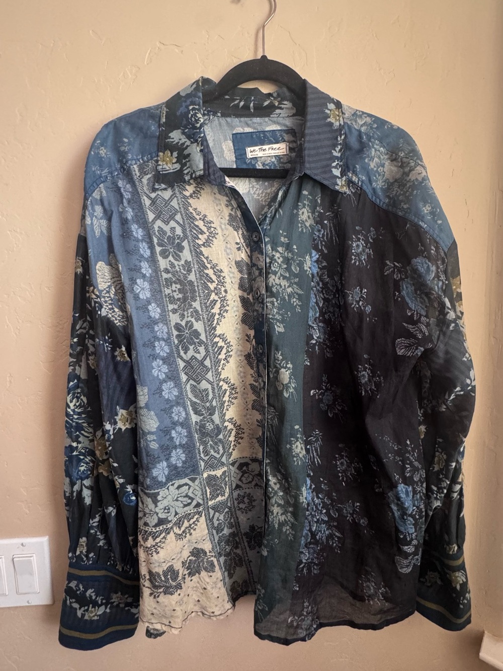 Floral Patchwork Shirt